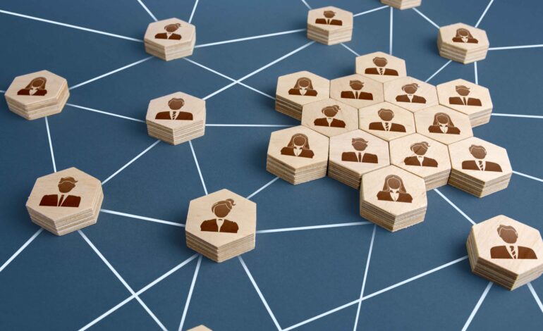 Illustration of NFT community success with active user engagement and project growth in 2025.
